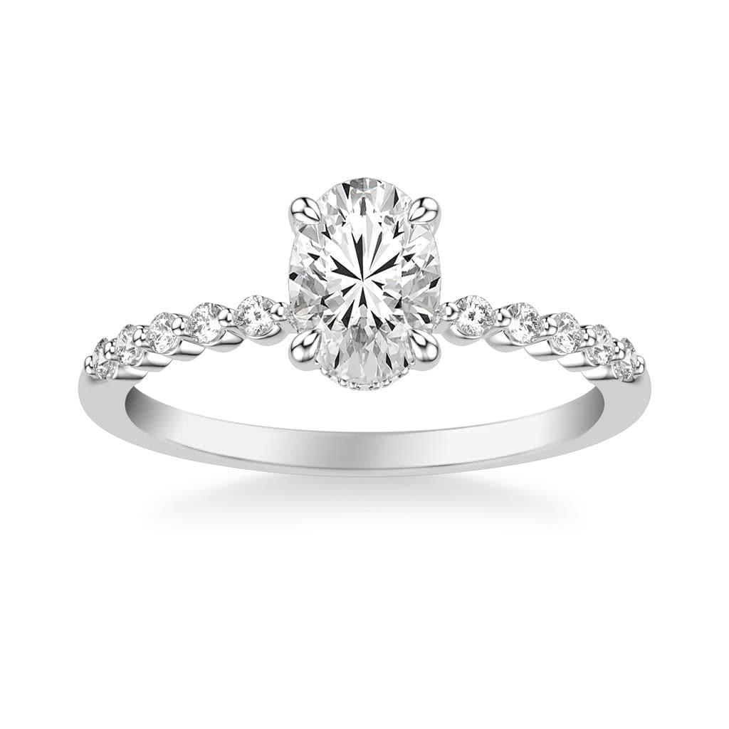 Oval Brilliant Diamond Solitaire Engagement Ring