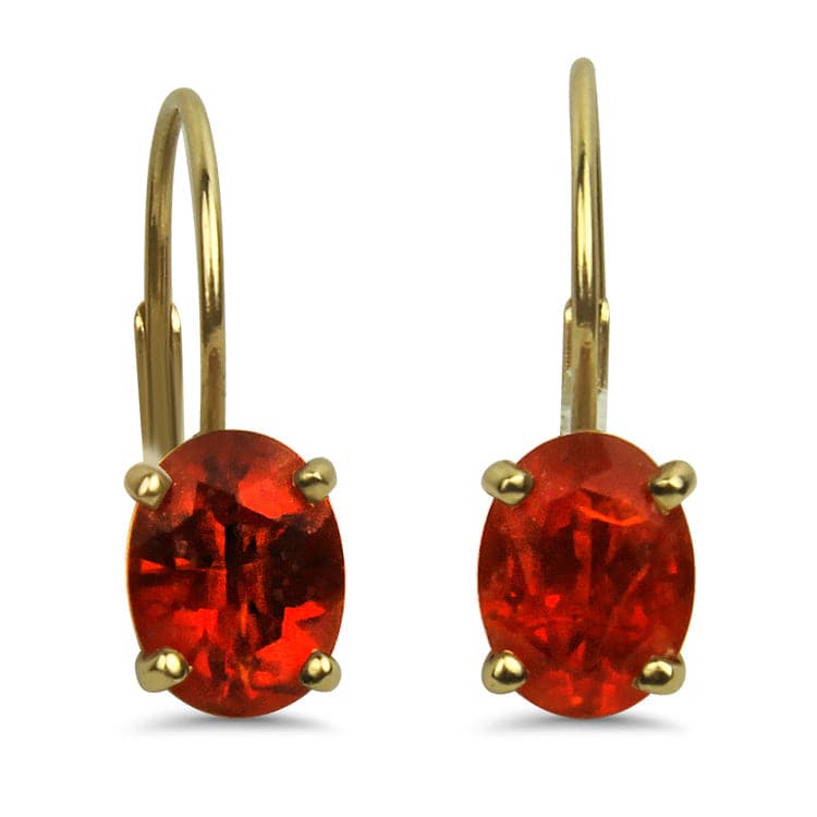 mexican fire opal earrings