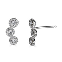 Sincerely Springer's Yellow Gold Three-Prong Martini Diamond Stud Earrings .50 (H-I/I1)