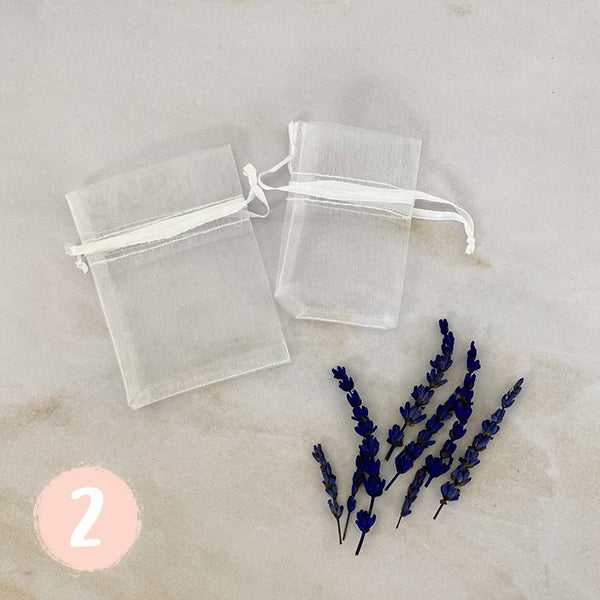 DIY Organza bags - step 2