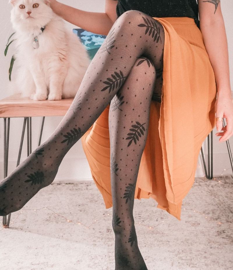 These Looks Will Make You Fall In Love With Patterned Tights