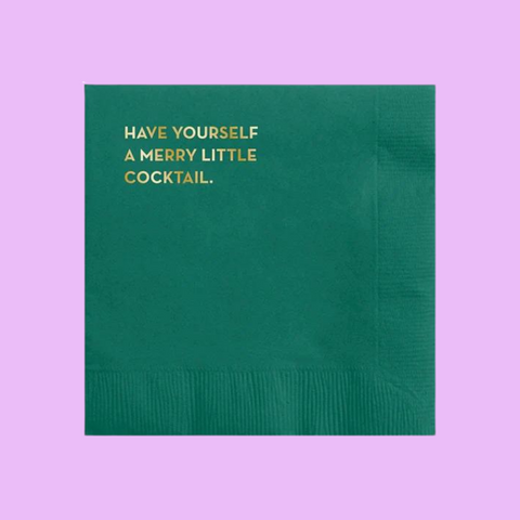 Have Yourself A Merry Little Cocktail Cocktail Napkins