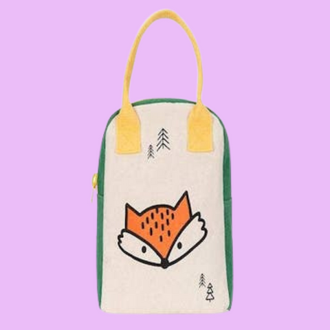 Zipper Lunch Bag- Fox