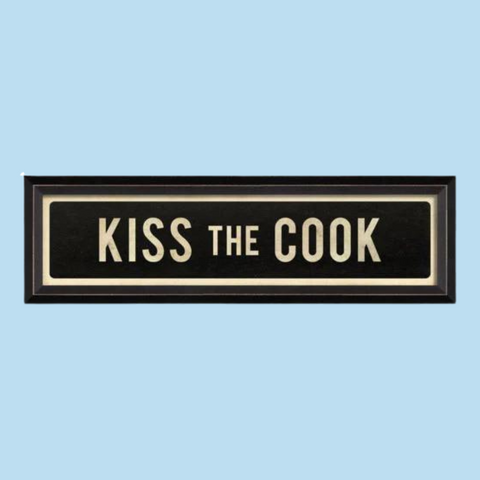 Kiss The Cook Street Sign