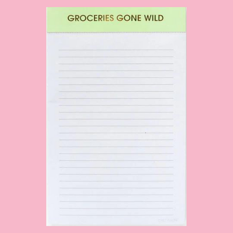 Groceries Gone Wild Notepad