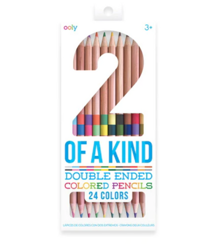 2 of A Kind Double Ended Colored Pencils