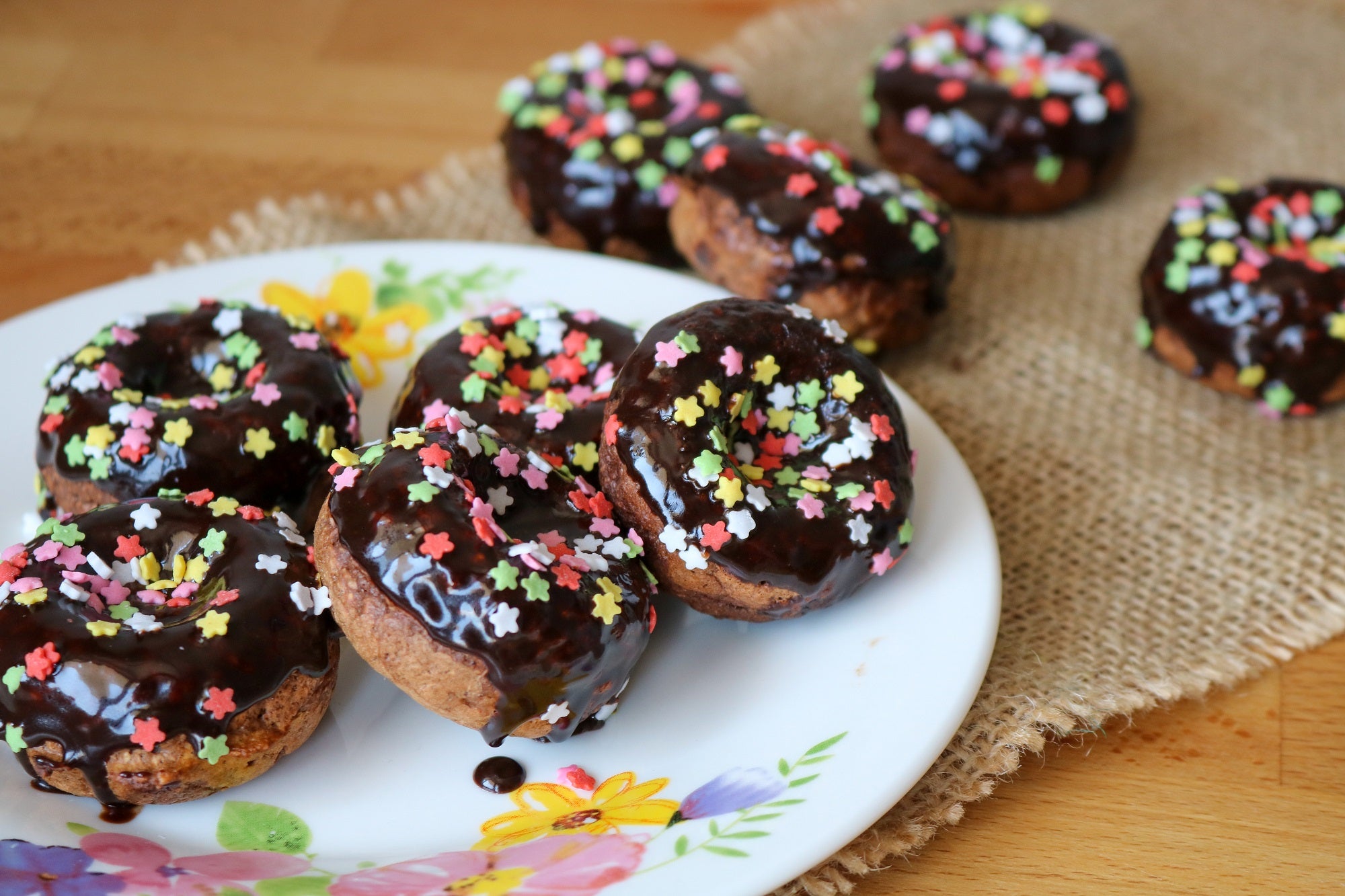 plant-based chocolate protein donut recipe