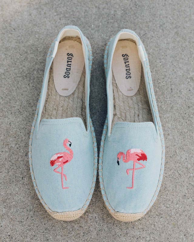 Flamingo Platform Smoking Slipper - Soludos