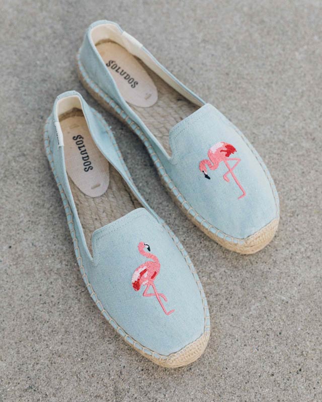 Flamingo Platform Smoking Slipper - Soludos