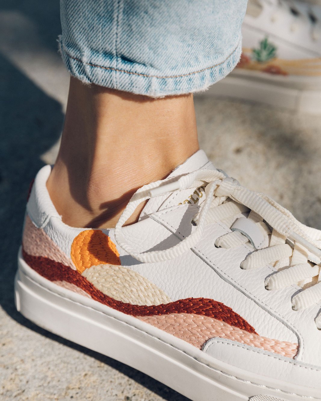 soludos embroidered sneakers