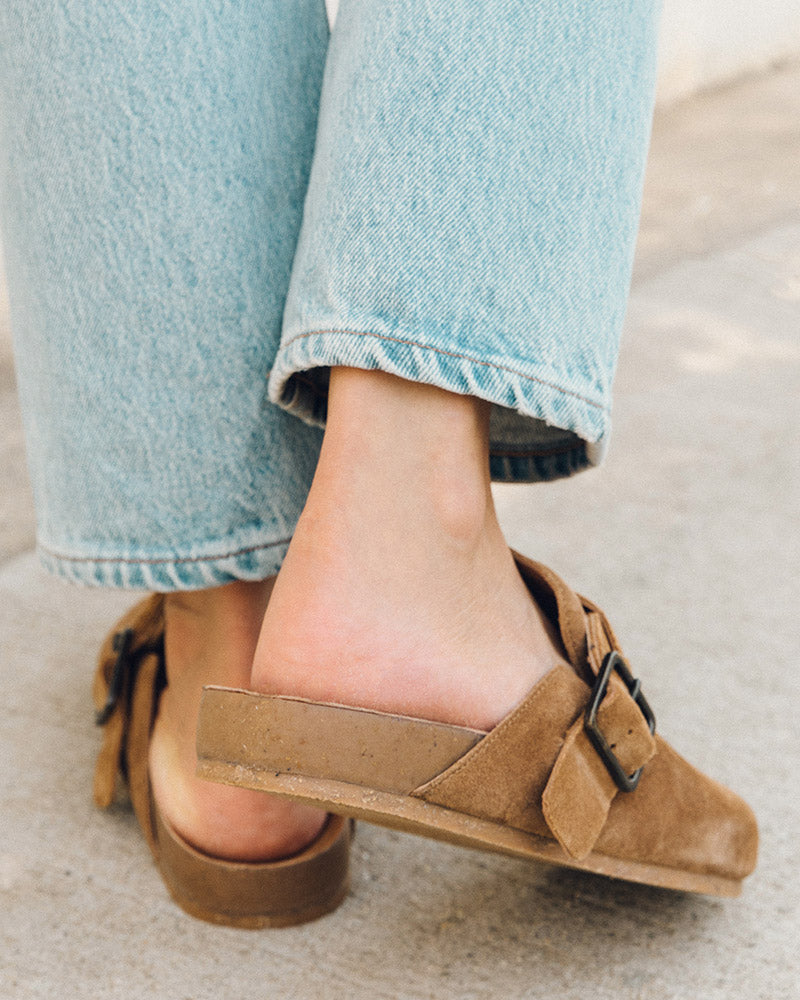 Ludlow Flat Suede Mule