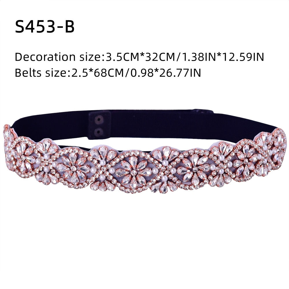 Bestseller! Plus Size Women鈥檚 Stretch Wedding Party Belts