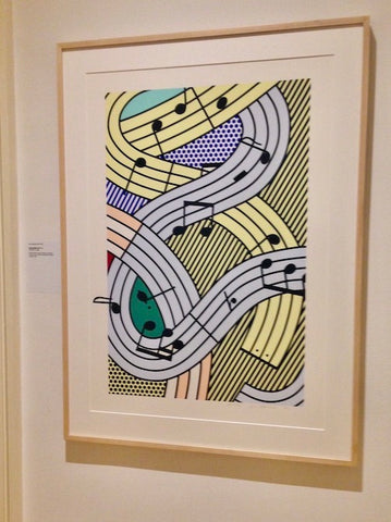 Roy Lichtenstein paintings - jazz composition 2