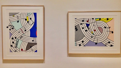 Roy Lichtenstein paintings - jazz composition 1