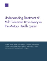 Understanding Treatment of Mild Traumatic Brain Injury in the Military Health System
