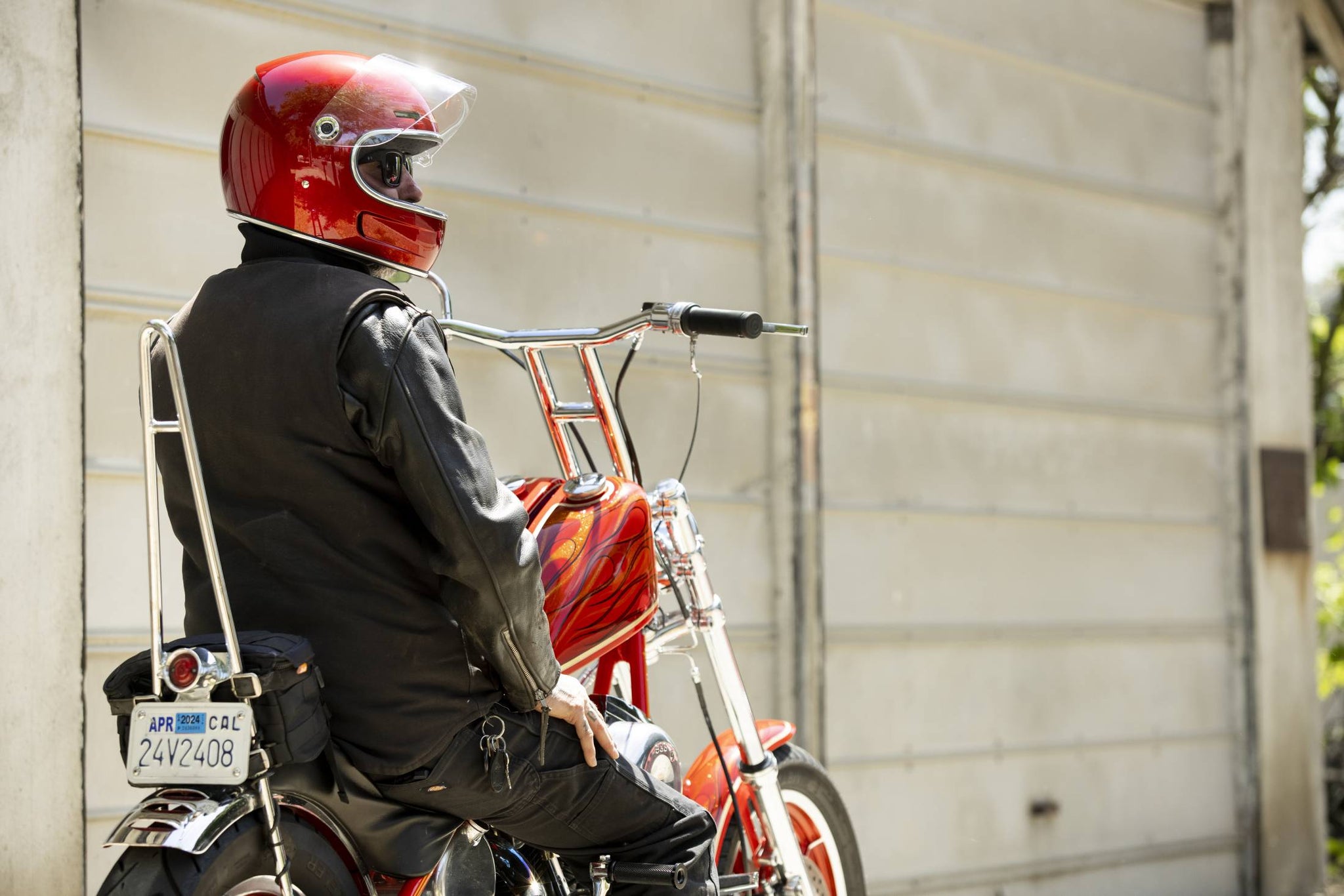 Gringo SV Metallic Candy Red on Rider