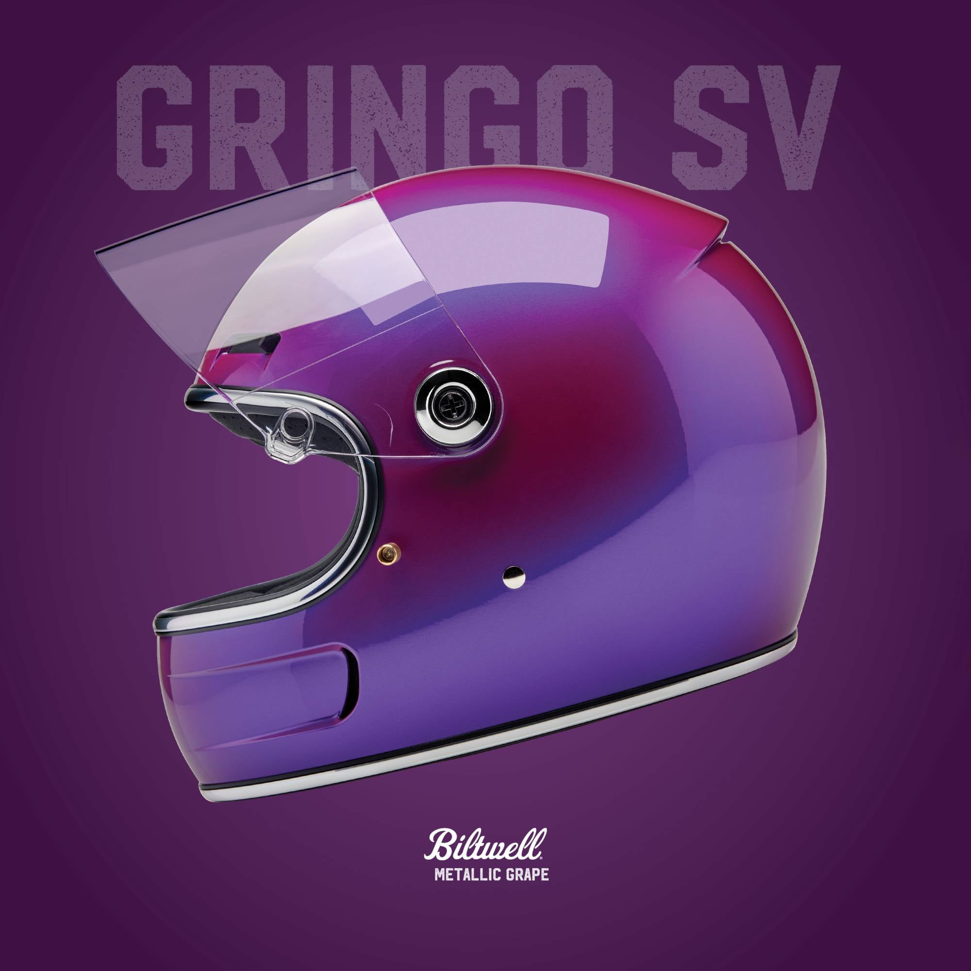 Gringo SV Helmet Metallic Grape