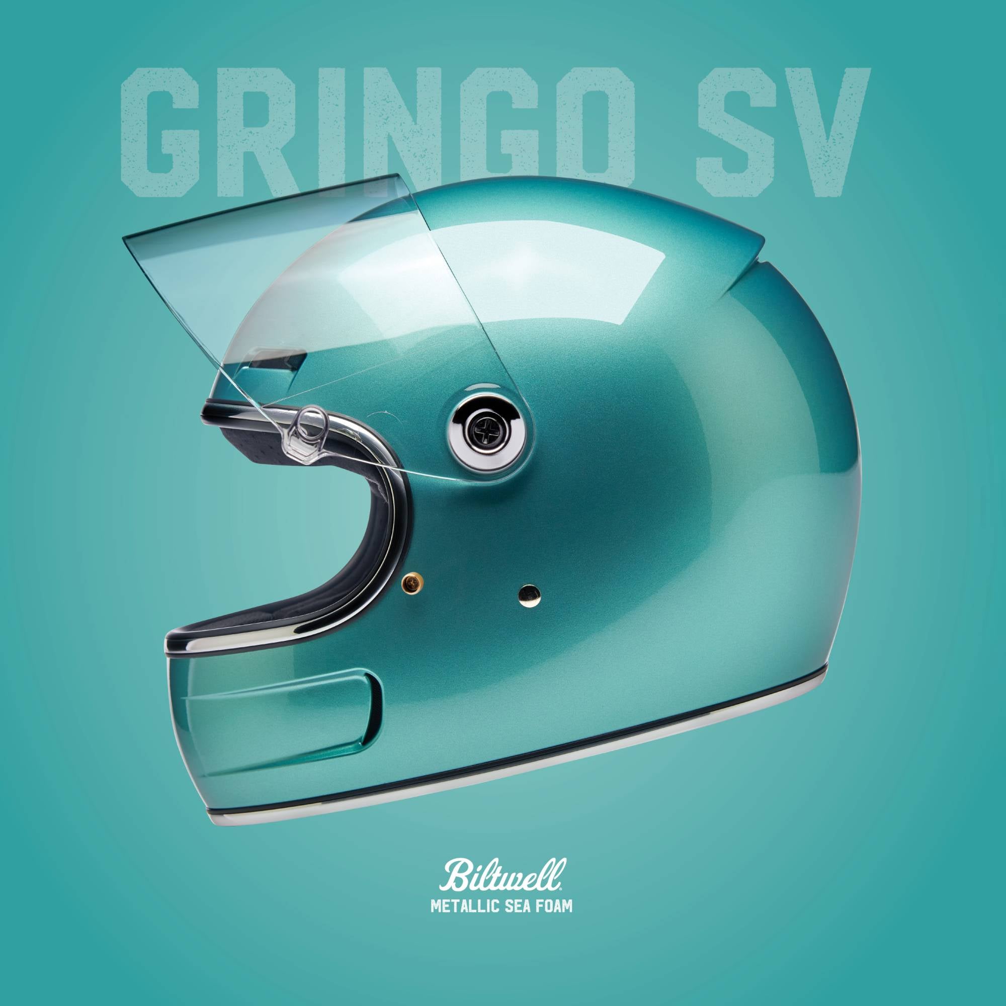 Gringo SV Helmet Metallic Sea Foam