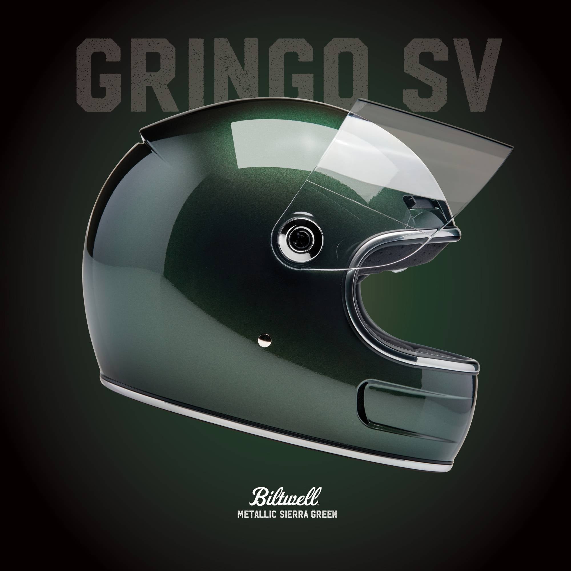 Gringo SV Helmet Metallic Sierra Green