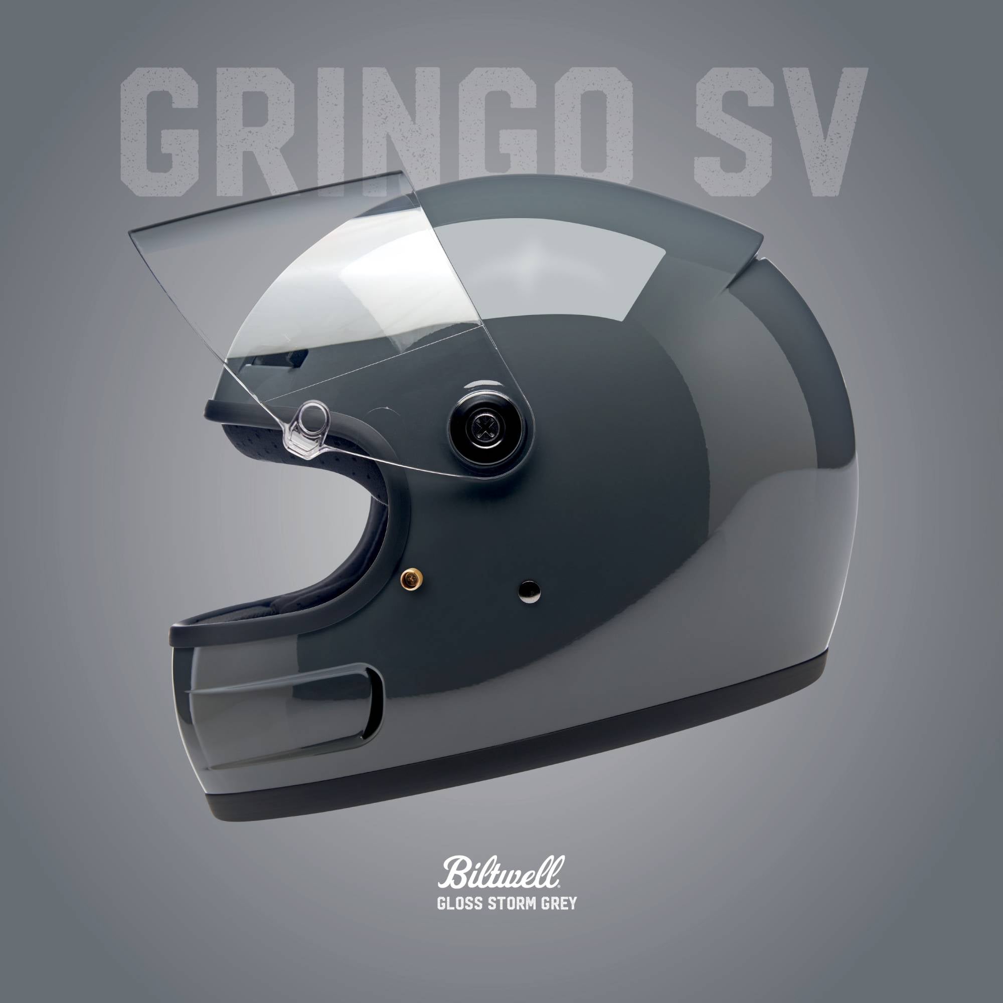 Gringo SV Helmet Gloss Storm Grey