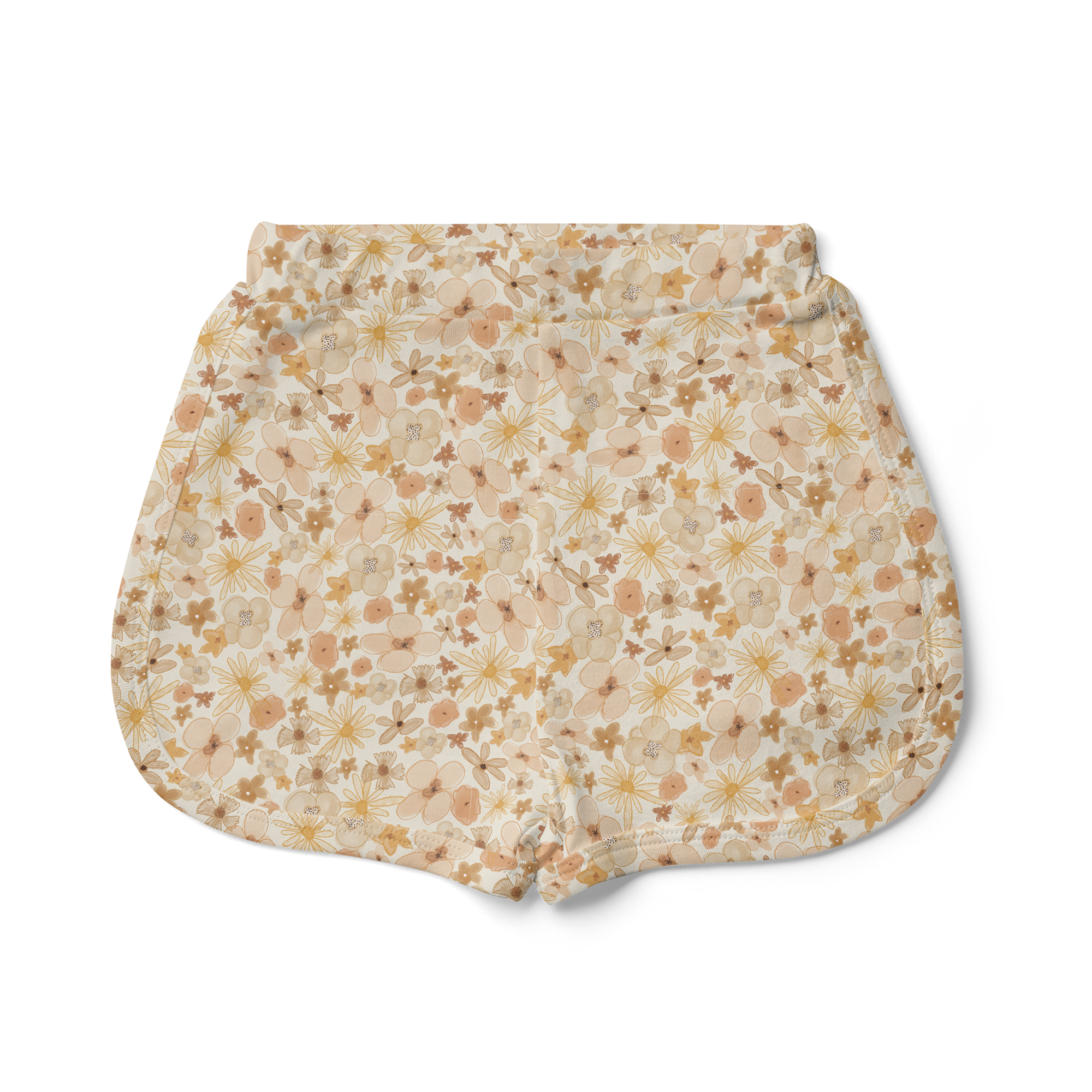 Viscose Organic Cotton Shorts - Wildflowers