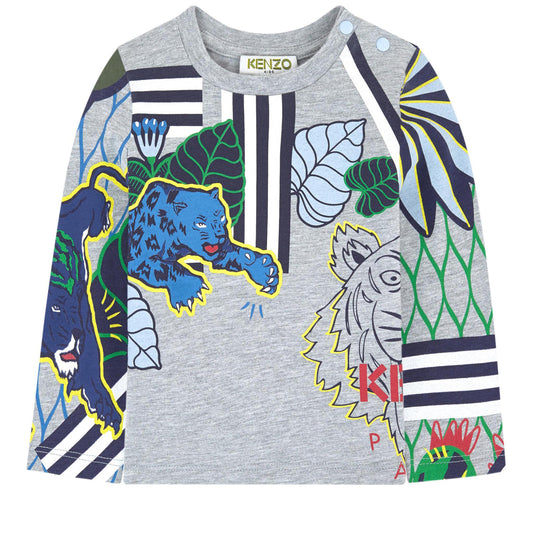 Kenzo Kids Printed T-shirt - Multi Icons – Baby Shoppe