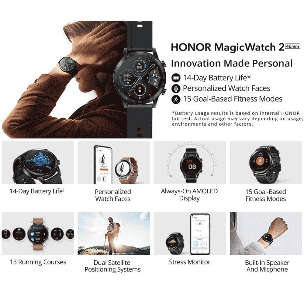 Huawei Honor Magic Watch 2 Features