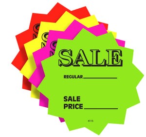 4115 5.5" Starburst Sale Price/Reg. Price - M&M Merchandisers