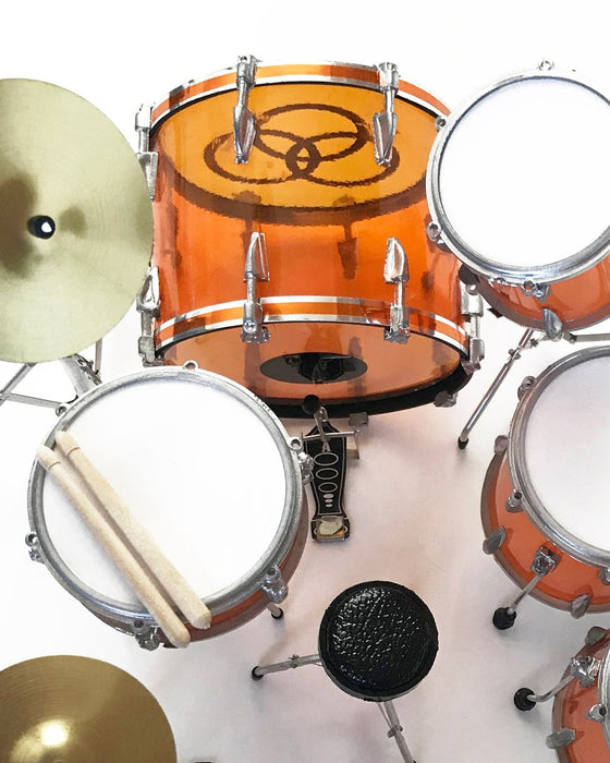 john bonham amber vistalite drum kit