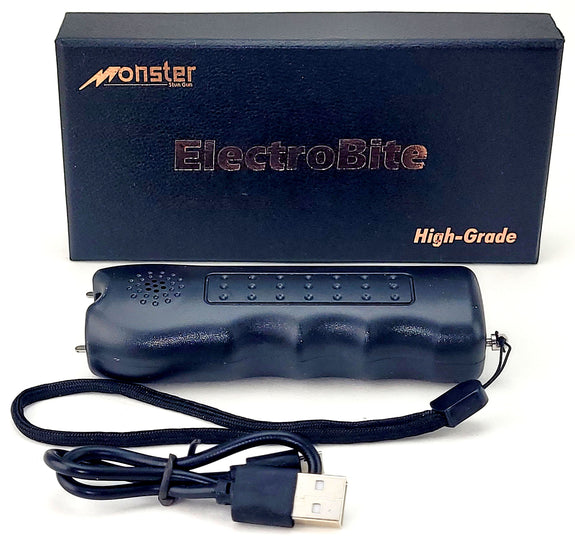 SG-MEB-BK Monster ElectroBite Stun Gun Rechargeable Flashlight Image 1