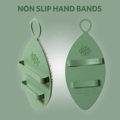 Body Silicone Scrubber showing the Non Slip Hand Bands