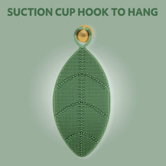 Body Silicone Scrubber showing the suction cup hook to hang