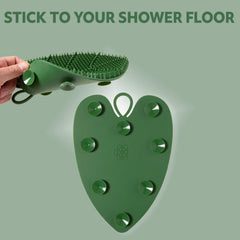 Image of how to stick to your shower floor