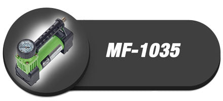 MF-1035 Santa Ana Portable 12V Tire Inflator