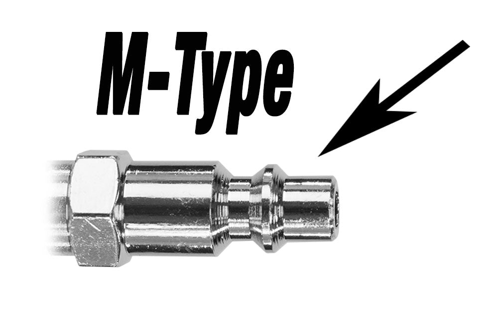 m type air plug on the mf-1050 air compressor