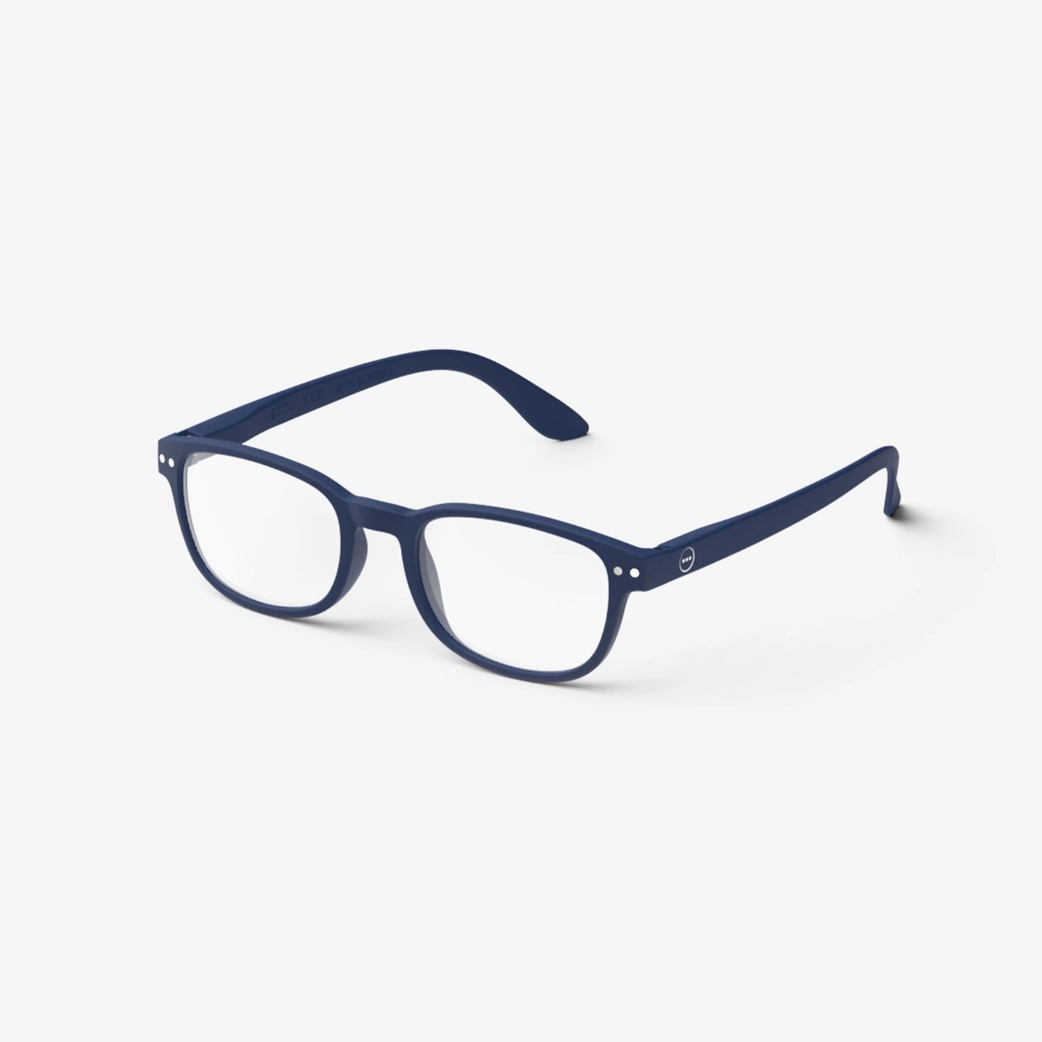Rectangular #B Navy Blue Reader Optical Strength:2.5 • Made in Mexico