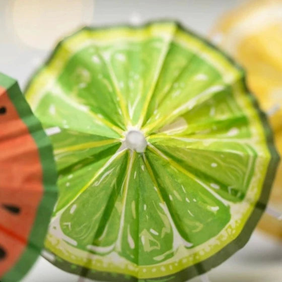 Luscious Lime Cocktail Umbrella