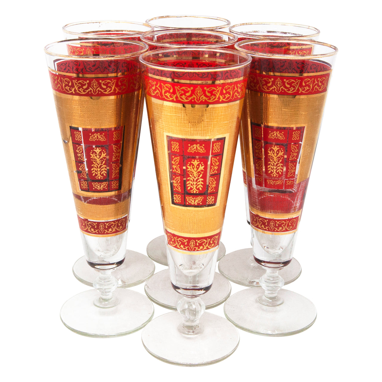 libbey pilsner beer glasses