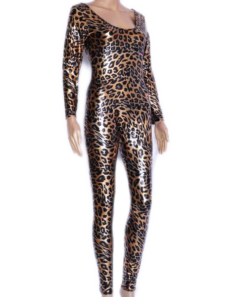 Voluptuous Leopard Print Zentai Catsuit – Laidtex
