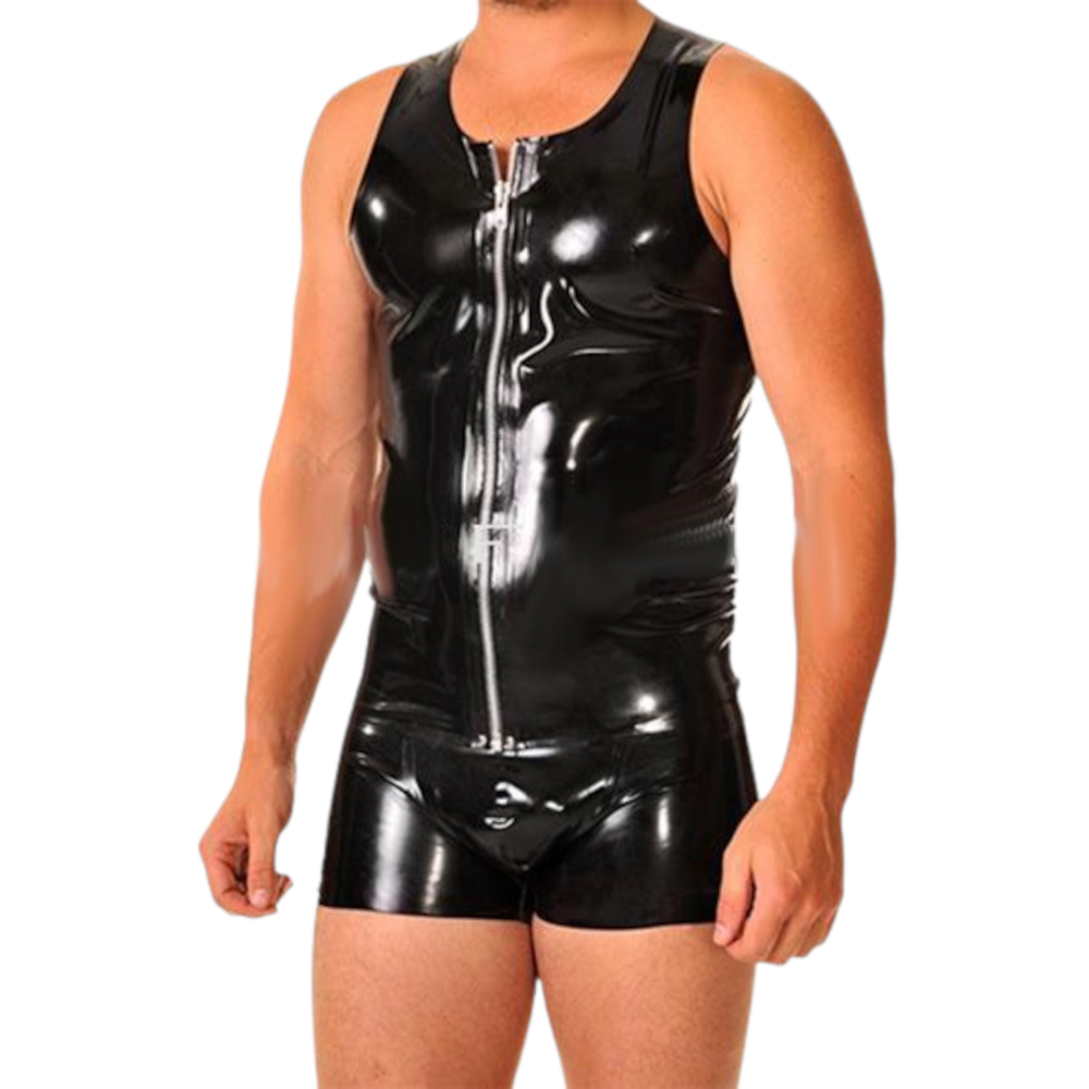 Kinky Time Latex Waistcoat for Men – Laidtex