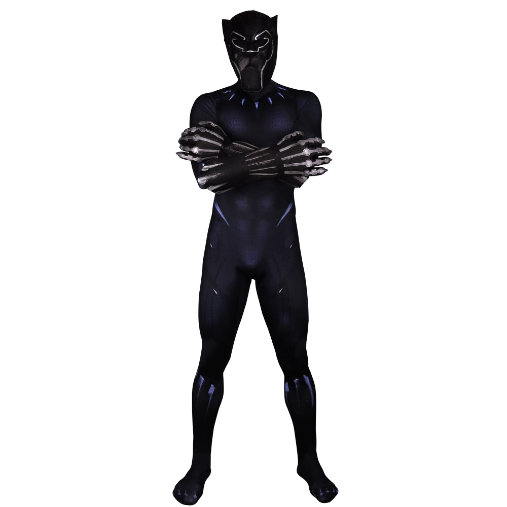 Black Panther Skin-Tight Bodysuit Costume – Laidtex
