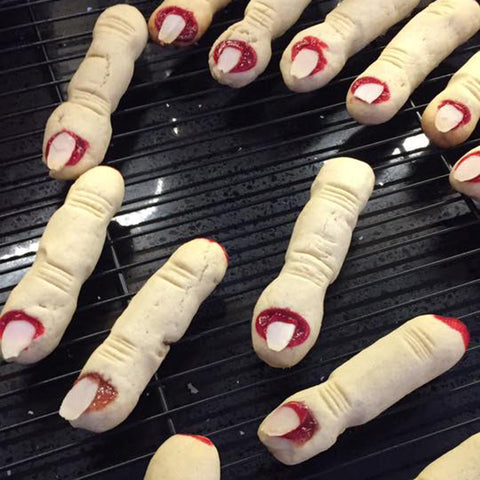 witches finger cookies
