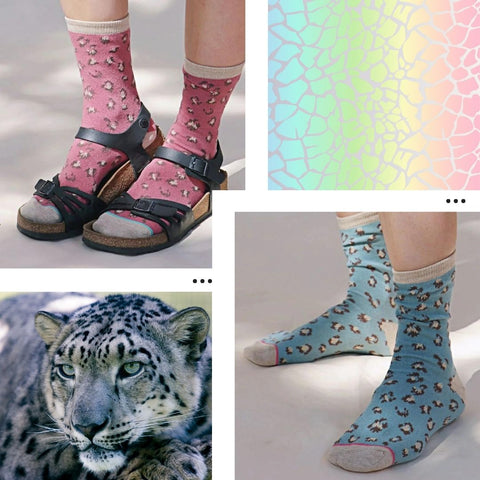 1. Leopard Animal Organic Cotton Crew Socks by Tabbisocks.jpg