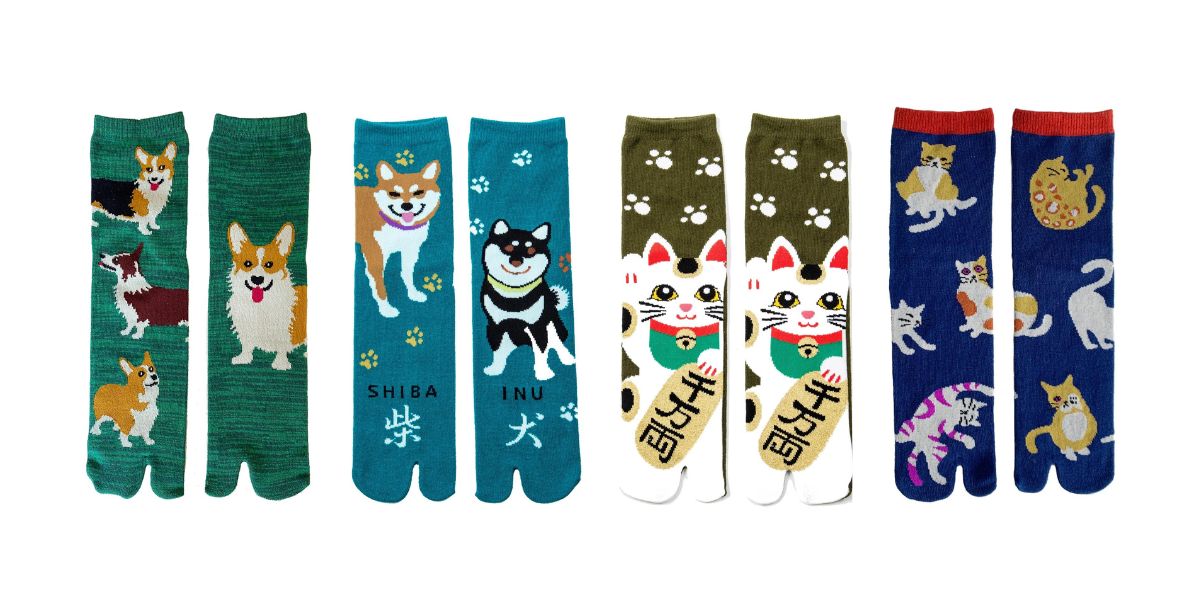 Animal tabi socks