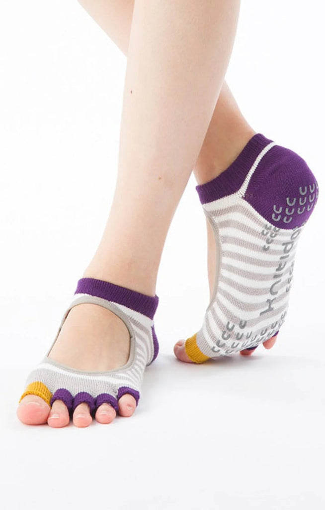 Knitido+ Umi Non-Slip Pilates and Yoga Toe Socks, With Arch Support