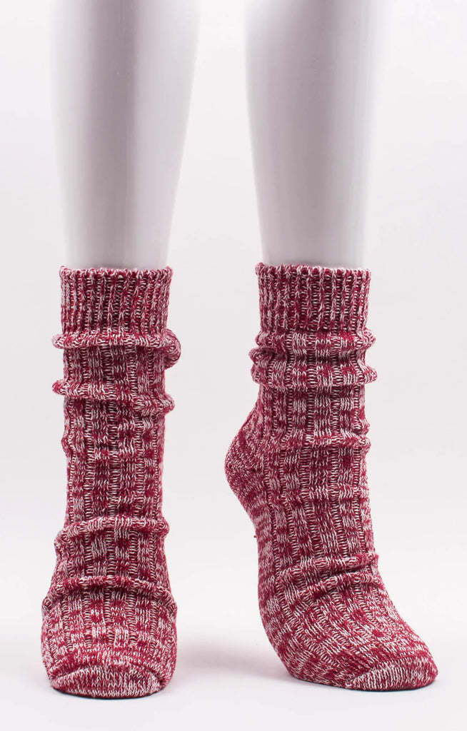 Wool Blend Fair Isle Leg Warmer