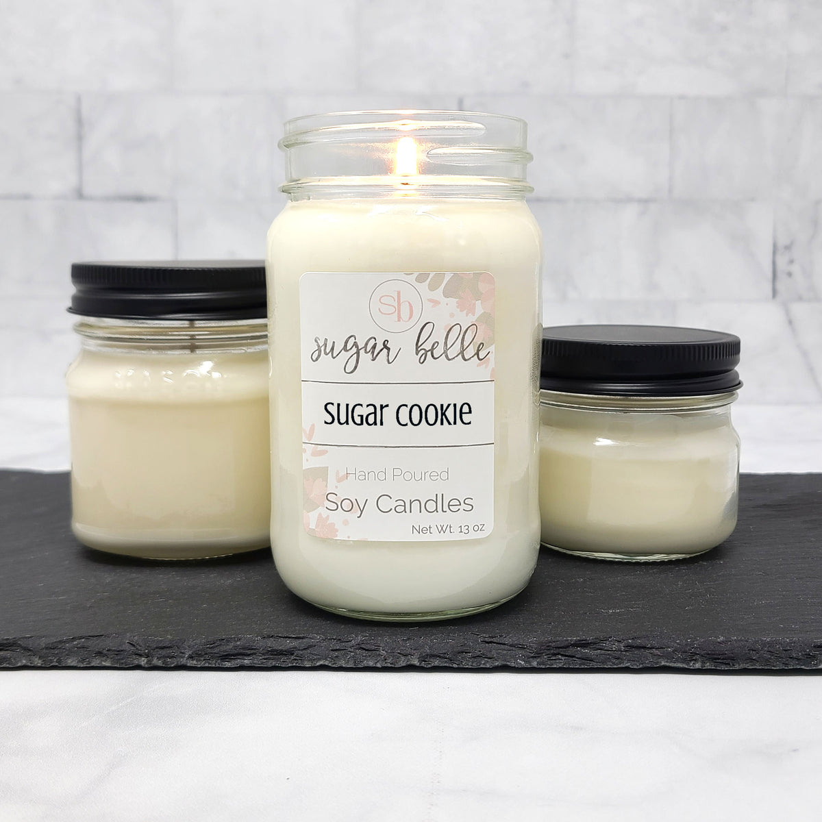 Sugar Cookie Scented Soy Candles | Mason Jars – Sugar Belle Candles