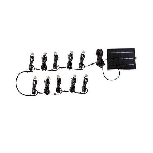 Solar Powered Deck In Ground Lighting Kit Solar Lighting Direct