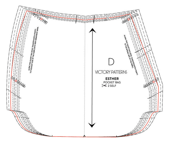 Esther pants- grading between sizes - Victory Patterns blog