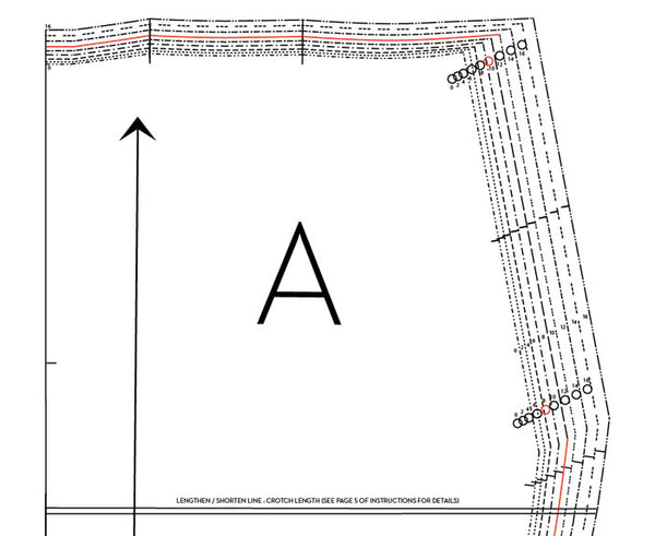 Esther pants- grading between sizes - Victory Patterns blog